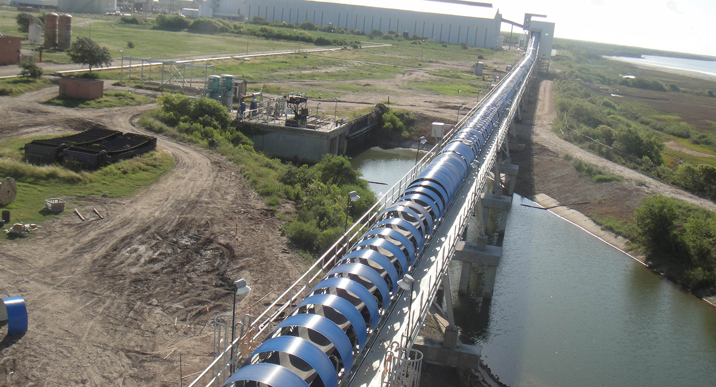 Raw and Accessory Material Handling System of US Texas Port Zone