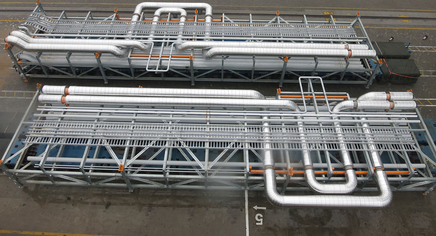  FPC TX Plant Pipe Rack Modularization and Erection